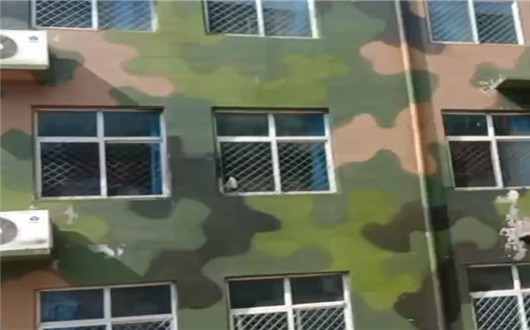 七台河墙面军用迷彩施工方案