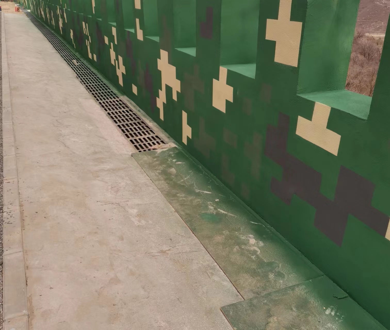 七台河围墙迷彩喷涂,数迷彩漆